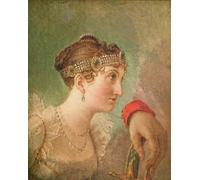 WYKUJMYTO Dipinti Famosi Stampa su Tela Astratto Mural Dipinto la duchessa di Rochefoucauld e la mano di Eug John di Beauharnais di Jacques Louis David Per la Decorazione del Soggiorno 60x90cm