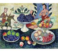WYKUJMYTO Dipinti Famosi Stampa su Tela Astratto Mural Dipinto Natura morta di frutta di Ilya Ivanovich Mashkov Per la Decorazione del Soggiorno 60x90cm