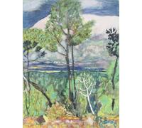 WYKUJMYTO Dipinti Famosi Stampa su Tela Astratto Mural Dipinto Paesaggio di Pierre Bonnard Per la Decorazione del Soggiorno 60x90cm