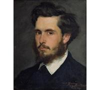WYKUJMYTO Dipinti Famosi Stampa su Tela Astratto Mural Dipinto Ritratto di Claude Monet di Carolus duran Per la Decorazione del Soggiorno 60x90cm