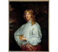 WYKUJMYTO Dipinti Famosi Stampa su Tela Astratto Mural Dipinto Ritratto di Stuart diVan Dyck Per la Decorazione del Soggiorno 60x90cm
