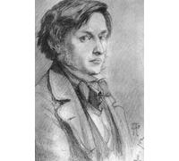 WYKUJMYTO Dipinti Famosi Stampa su Tela Astratto Mural Dipinto Ritratto Madox Brown Dante Gabriel Rossetti Per la Decorazione del Soggiorno 60x90cm