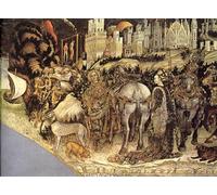 WYKUJMYTO Dipinti Famosi Stampa su Tela Astratto Mural Dipinto San Giorgio e la principessa di Trebisonda di Antonio Pisanello Per la Decorazione del Soggiorno 60x90cm