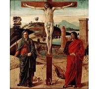 WYKUJMYTO Dipinti Famosi Stampe Artistiche su Tela Olio Dipinto su Tela Calvario o Crocifissione Dipinto di famoso artista Per la Decorazione della Camera da Letto 60x90cm