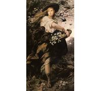 WYKUJMYTO Dipinti Famosi Stampe Artistiche su Tela Olio Dipinto su Tela Flora Ferdinando Keller Per la Decorazione della Camera da Letto 60x90cm