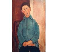WYKUJMYTO Dipinti Famosi Stampe Artistiche su Tela Olio Dipinto su Tela la Zuppa d'Armi di Amedeo Modigliani Per la Decorazione della Camera da Letto 60x90cm