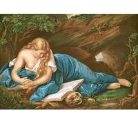 WYKUJMYTO Dipinti Famosi Stampe Artistiche su Tela Olio Dipinto su Tela Maria Maddalena di Pompeo Girolamo Batoni Per la Decorazione della Camera da Letto 60x90cm