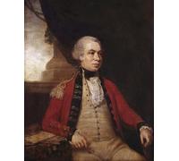 WYKUJMYTO Dipinti Famosi Stampe Artistiche su Tela Olio Dipinto su Tela Tenente generale non identificato di Johan Zoffany Per la Decorazione della Camera da Letto 60x90cm