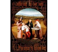 WYKUJMYTO Dipinti Famosi Stampe Artistiche su Tela Olio Dipinto su Tela Tentazione di San Particolare della centrale di Hieronymus Boske Per la Decorazione della Camera da Letto 60x90cm