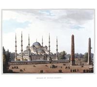 WYKUJMYTO Dipinti Famosi Stampe Artistiche su Tela Olio Dipinto su Tela Viste nei domini ottomani in Europa in Asia di Mayer Per la Decorazione della Camera da Letto 60x90cm