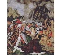 WYKUJMYTO Dipinto su Tela Classico Stampe Immagine Stampe Pittura Crocifissione di Lucas Cranach il Vecchio Per la Decorazione dell'ufficio 60x90cm