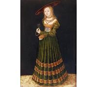 WYKUJMYTO Dipinto su Tela Classico Stampe Immagine Stampe Pittura Duca Enrico il Pio di Sassonia di Lucas Cranach il Vecchio Per la Decorazione dell'ufficio 60x90cm