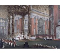 WYKUJMYTO Dipinto su Tela Classico Stampe Immagine Stampe Pittura il Concilio Vaticano I di Vincenzo Marchi Per la Decorazione dell'ufficio 60x90cm
