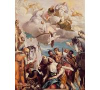 WYKUJMYTO Dipinto su Tela Classico Stampe Immagine Stampe Pittura il Martirio di San Giorgio di Paolo Veronese Per la Decorazione dell'ufficio 60x90cm