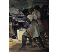 WYKUJMYTO Dipinto su Tela Classico Stampe Immagine Stampe Pittura il Rd May Madrid i fanti di Francisco De Goya Per la Decorazione dell'ufficio 60x90cm