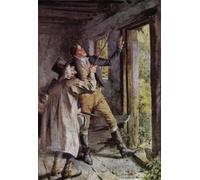 WYKUJMYTO Dipinto su Tela Classico Stampe Immagine Stampe Pittura Illustrazione per la Broad Highway a Romance di Charles Edmund Brock Per la Decorazione dell'ufficio 60x90cm