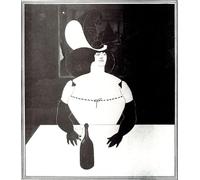 WYKUJMYTO Dipinto su Tela Classico Stampe Immagine Stampe Pittura la donna grassa di Aubrey Beardsley Per la Decorazione dell'ufficio 60x90cm