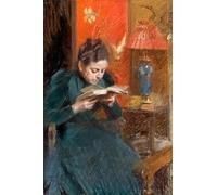 WYKUJMYTO Dipinto su Tela Classico Stampe Immagine Stampe Pittura la moglie dell'artista di Anders Zorn Per la Decorazione dell'ufficio 60x90cm