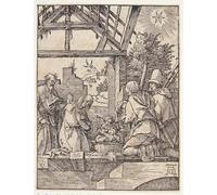 WYKUJMYTO Dipinto su Tela Classico Stampe Immagine Stampe Pittura la Natività di Albrecht Dürer Per la Decorazione dell'ufficio 60x90cm