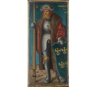 WYKUJMYTO Dipinto su Tela Classico Stampe Immagine Stampe Pittura Leopoldo Iii d'Austria detto il Pio San Leopoldo di Lucas il Vecchio Cranach Per la Decorazione dell'ufficio 60x90cm