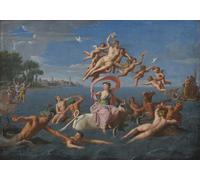 WYKUJMYTO Dipinto su Tela Classico Stampe Immagine Stampe Pittura Lo stupro d'Europa di Nicolas Colombel Per la Decorazione dell'ufficio 60x90cm
