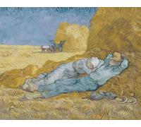 WYKUJMYTO Dipinto su Tela Classico Stampe Immagine Stampe Pittura Mezzogiorno o dopo la siesta di Vincent Van Gogh Per la Decorazione dell'ufficio 60x90cm