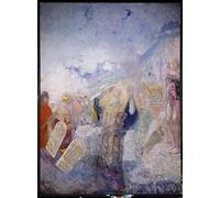 WYKUJMYTO Dipinto su Tela Classico Stampe Immagine Stampe Pittura Mosè e i dieci comandamenti di Ilya Efimovich Repin Per la Decorazione dell'ufficio 60x90cm