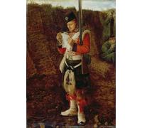 WYKUJMYTO Dipinto su Tela Classico Stampe Immagine Stampe Pittura Notizie da casa di John Everett Millais Per la Decorazione dell'ufficio 60x90cm