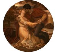 WYKUJMYTO Dipinto su Tela Classico Stampe Immagine Stampe Pittura Paolo e Francesca di Christopher Williams Per la Decorazione dell'ufficio 60x90cm