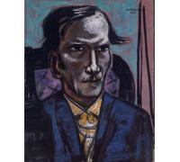 WYKUJMYTO Dipinto su Tela Classico Stampe Immagine Stampe Pittura Ritratto di Conway di Max Beckmann Per la Decorazione dell'ufficio 60x90cm