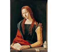 WYKUJMYTO Dipinto su Tela Classico Stampe Immagine Stampe Pittura Santa Maria Maddalena di Piero Di Cosimo Per la Decorazione dell'ufficio 60x90cm