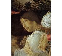 WYKUJMYTO Dipinto su Tela Classico Stampe Immagine Stampe Pittura Sant'Agostino nella sua cella Dipinto di Sandro Botticelli Per la Decorazione dell'ufficio 60x90cm
