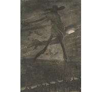 WYKUJMYTO Dipinto su Tela Classico Stampe Immagine Stampe Pittura Satana che semina tare nemico Semant L'ivraie di Félicien Rops Per la Decorazione dell'ufficio 60x90cm