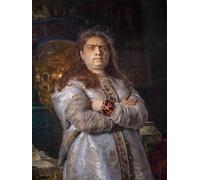 WYKUJMYTO Dipinto su Tela Classico Stampe Immagine Stampe Pittura Tsarevna Sofia Alexeievna Al convento di Novodevichy di Ilya Efimovich Repin Per la Decorazione dell'ufficio 60x90cm