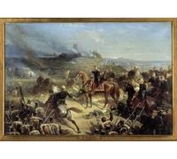 WYKUJMYTO Dipinto su Tela Classico Stampe Immagine Stampe Pittura una lotta di massa tra animali in un recinto di Jan Van Der Straet Per la Decorazione dell'ufficio 60x90cm