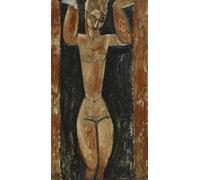 WYKUJMYTO Famoso Quadri Moderni Artistico Poster Cariatide di Amedeo Modigliani Per la Decorazione Domestica 60x90cm