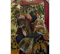 WYKUJMYTO Famoso Quadri Moderni Artistico Poster David As King di Dante Gabriel Charles Rossetti Per la Decorazione Domestica 60x90cm