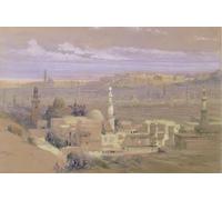 WYKUJMYTO Famoso Quadri Moderni Artistico Poster Il Cairo di David Roberts Per la Decorazione Domestica 60x90cm