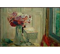 WYKUJMYTO Famoso Quadri Moderni Artistico Poster il pisello odoroso di Pierre Bonnard Per la Decorazione Domestica 60x90cm