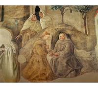 WYKUJMYTO Famoso Quadri Moderni Artistico Poster la Riforma della Regola Carmelitana di Fra Filippo Lippi Per la Decorazione Domestica 60x90cm