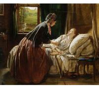 WYKUJMYTO Famoso Quadri Moderni Artistico Poster la Scoperta di Edwin Thomas Roberts Per la Decorazione Domestica 60x90cm