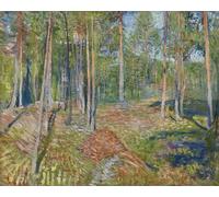 WYKUJMYTO Famoso Quadri Moderni Artistico Poster Pineta Di Edvard Munch Per la Decorazione Domestica 60x90cm