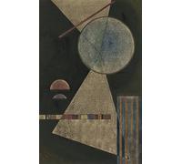 WYKUJMYTO Famoso Quadri Moderni Artistico Poster Punto d'incontro di Vasilij Kandinskij Per la Decorazione Domestica 60x90cm