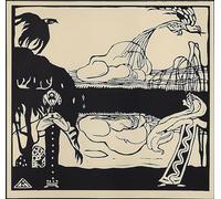 WYKUJMYTO Famoso Quadri Moderni Artistico Poster Zwei Vögel. di Vasilij Kandinskij Per la Decorazione Domestica 60x90cm
