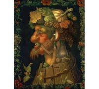 WYKUJMYTO Riproduzione Dipinto Tela da Arte Stampe Arte Quadro Autunno da una serie raffigurante lestagioni commissionata da Giuseppe Arcimboldo Per la Decorazione Murale 60x90cm