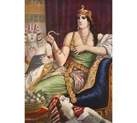 WYKUJMYTO Riproduzione Dipinto Tela da Arte Stampe Arte Quadro canvas picture of Cleopatra by Tancredi Scarpelli Per la Decorazione Murale 60x90cm