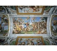 WYKUJMYTO Riproduzione Dipinto Tela da Arte Stampe Arte Quadro di Bacco e Arianna Particolare del soffitto Farnese di Annibale Carracci Per la Decorazione Murale 60x90cm