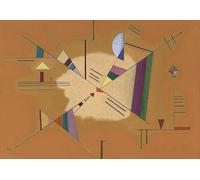 WYKUJMYTO Riproduzione Dipinto Tela da Arte Stampe Arte Quadro Diagonale di Vasilij Kandinskij Per la Decorazione Murale 60x90cm