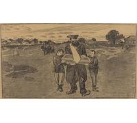 WYKUJMYTO Riproduzione Dipinto Tela da Arte Stampe Arte Quadro Funerali di bambini in Russia di Ernst Barlach Per la Decorazione Murale 60x90cm