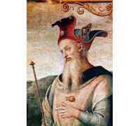 WYKUJMYTO Riproduzione Dipinto Tela da Arte Stampe Arte Quadro il greco Strategia e statista Pericle di Pietro Perugino Per la Decorazione Murale 60x90cm